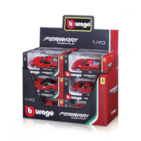 Bburago Ferrari Race & Play Collection 1:43 Scale Diecast Model Assorted Styles One Supplied 36100