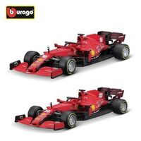 Bburago 2021 Ferrari Racing F1 SF21 Assorted Styles #16 or #55 One Supplied 1:43 scale