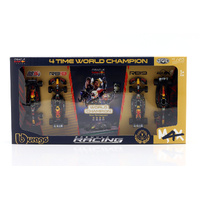 Bburago F1 Racing 4 Time World Champion #1 Verstappen 1:43 Scale 4pc Gift Set 38213