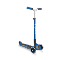 Globber MASTER Scooter with Lights - Navy Blue 662-100-2