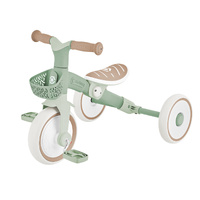Globber LEARNING TRIKE 2in1 PLUS Ecologic - Sage 737-109