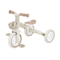 Globber LEARNING TRIKE 3in1 PLUS Ecologic - Coconut 738-466