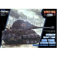Meng World War Toons German Heavy Tank King Tiger (Porsche Turret) WWT-003