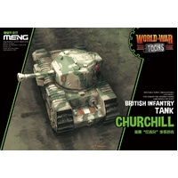 Meng World War Toons British Infantry Tank Churchill Model Kit WWT-017