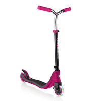 Globber Flow 125 Scooter with LED Light up Wheels Ruby/Grey