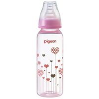 Pigeon Flexible Bottle PP 240ml Pink Heart