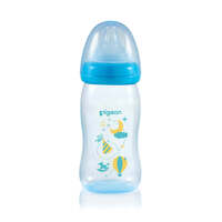 Pigeon SofTouch Bottle PP Blue 240ml suit 3+ months M teat PBA182