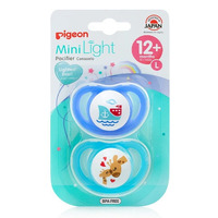 Pigeon MiniLight Pacifier/Dummy Twin Pack Large Assorted PDN754