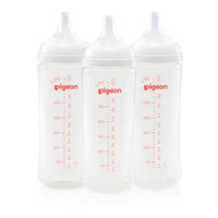 Pigeon SofTouch III Wide Neck PP Baby Bottle 330mL Triple Pack suit 6+ month PBA204TP