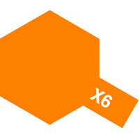 TAMIYA ACRYLIC MINI X-6 ORANGE