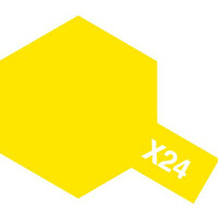 TAMIYA ACRYLIC MINI X-24 CLEAR YELLOW