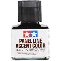 Tamiya Panel Accent Colour Dark Brown 40ml 87140