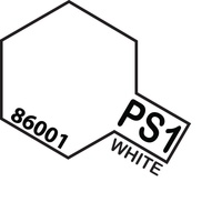 Tamiya Colour for Polycarbonate 100ml PS-1 White Spray Paint 86001