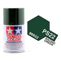 Tamiya Polycarbonate Spray Paint 100ml Colours - PS-22 Racing Green