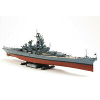 Tamiya U.S. Battleship BB-63 Missouri Circa 1991 Plastic Model Kit 1:350 Scale 78029