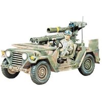 Tamiya M151A2 Army Jeep With TOW Missile Launcher 1:35 Scale Plastic Model Kit 35125