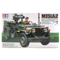 Tamiya Plastic Model Kit M151A2 Army Jeep  with TOW missile 1:35 scale T35125