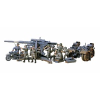 Tamiya Plastic Model Kit German 88mm Gun Flak 36/37 1:35 scale 35017