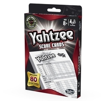 Hasbro Yahtzee Board Game Score Cards 06100