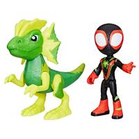 Marvel Spidey Dino-Webs Miles "Spin" Morales & Marvel's Electrosaurus F9478