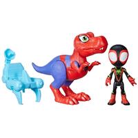 Hasbro Marvel Spidey & His Amazing Friends Dino-Webs Spidey-Rex & Miles “Spin” Morales F9482