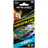 Beyblade X Dranzer Spiral 3-80T Balance Type Top & Launcher F9585