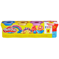 Play-Doh 4 Pack Metallic Colours Blue, Gold, Purple and Pink G1727