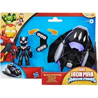 Hasbro Marvel Iron Man and His Awesome Friends Vehicle and Figure - Black Panther G1257