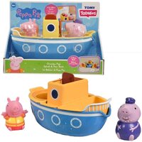 Peppa Pig TOMY Toomies Grandpa Pig's Splash & Pour Boat Bath Toy E73414