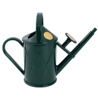 HAWS 'The Bartley Burbler' 1 Litre Heritage Plastic Plant Watering Can - Green