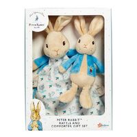 Peter Rabbit Rattle & Comforter Gift Set BP1539