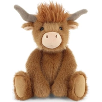 Keel Toys Enchanted World 20cm Highland Cow Plush Toy 0181