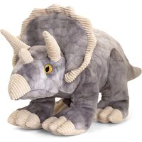 Keel Toys 26cm Grey Triceratops Plush Toy 5793
