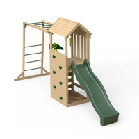Plum Play Lookout Tower Playcentre with Monkey Bars