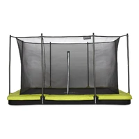 Plum 12x8ft In-Ground Rectangular Trampoline with Springsafe Enclosure