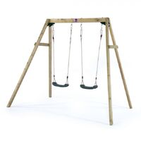 Plum Play Wooden Double Swing Set