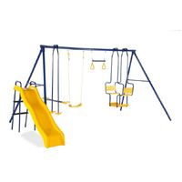 Plum Play 5 Unit Metal Swing with Slide