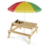 Plum Play Picnic Table with Umbrella