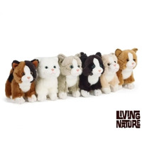 Living Nature Cat Small Assorted Colours 16cm AN147