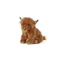 Living Nature Highland Cow Large with Sound 30cm AN341