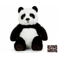 Living Nature Panda Sitting 23cm AN413