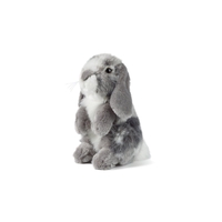 Living Nature Naturli Sitting Lop Eared Rabbit Grey 19cm AN345G
