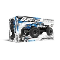 Maverick Quantum MT 1:10 4WD Brushed Electric R/C Monster Truck (Black/Blue) [150100]