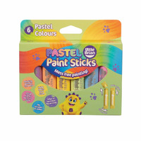 Little Brian Paint Sticks 6 Pastel Colours LTB102