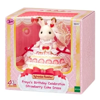 Sylvanian Families Freya's Birthday Strawberry Cake Dress SF5847