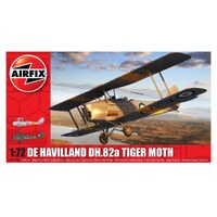 Airfix De Havilland DH.82a Tiger Moth 1:72 Scale Plastic Model Kit