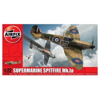 Airfix Supermarine Spitfire Mk.Ia 1:72 Scale Model Kit 01071B