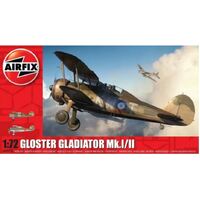 Airfix Gloster Gladiator MK.I/II Plastic Model Kit 1:72 Scale 02052A