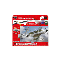 Airfix Starter Set Model Kit Messerschmitt Bf109E-3 1:72 scale inc paint glue A55106A