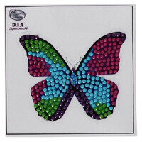 Craft Buddy Crystal Art Buddies Sticker Kit - Disco Butterfly 9619
